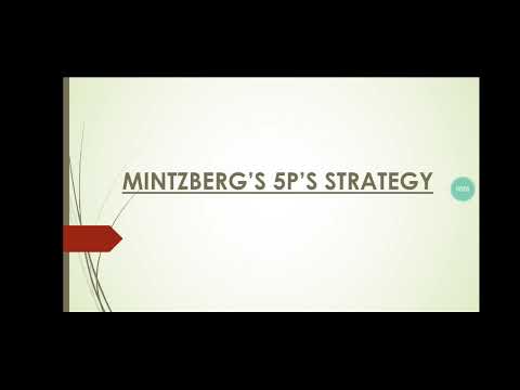 ASM :Mintzbergs 5P's strategy