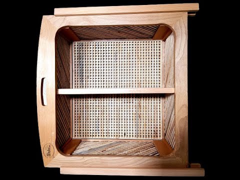 Wicker Basket Cabinet