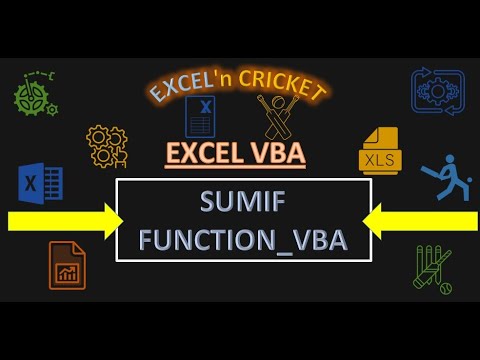 SUMIFS VBA and EXCEL FORMULA