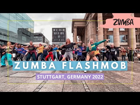 ZUMBA® FLASHMOB STUTTGART 2022 mit Kristin Soba & Petroula Kaleadou TANZ ES
