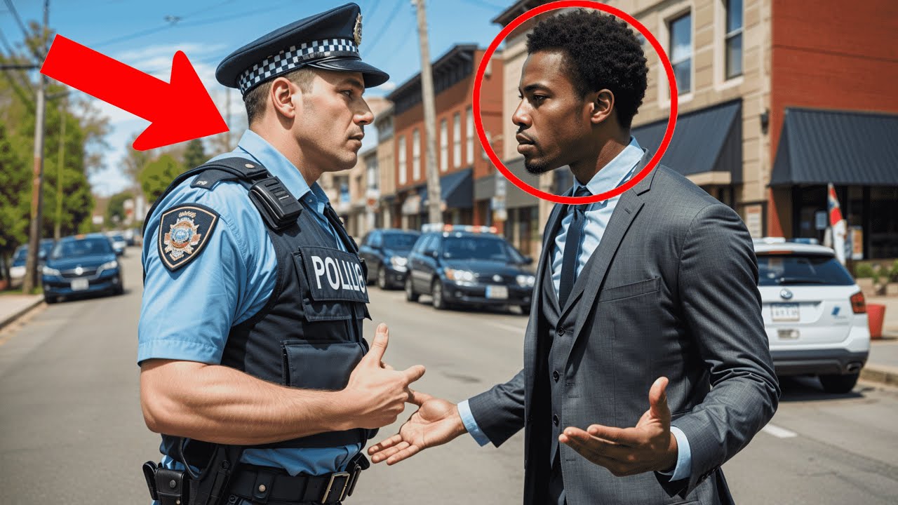 White Police Officer Humiliates Young Black Man, But He Doesn't Know He's His New Boss...
