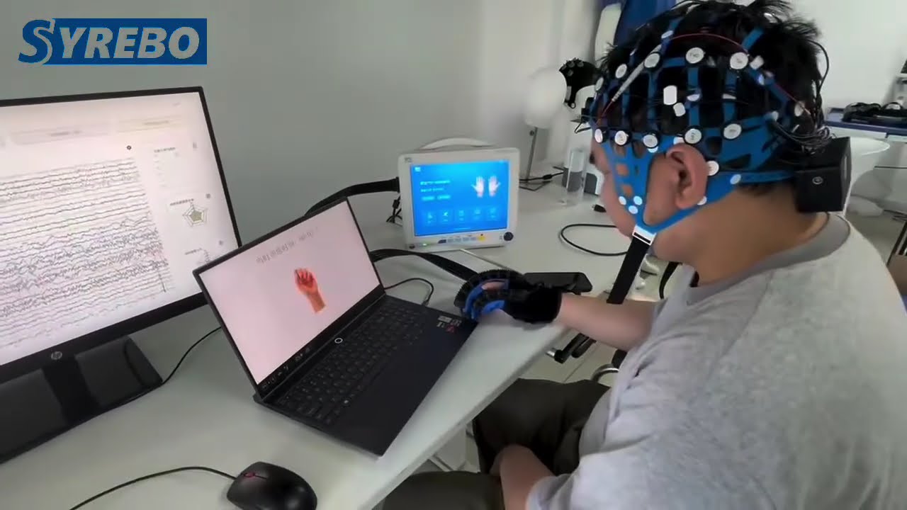 32-Channel BCI Hand Rehabilitation Robot: EEG Demo