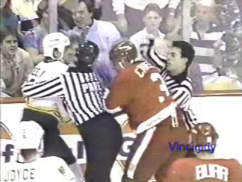 Steve Chiasson vs Cam Neely