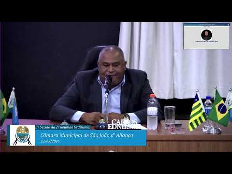 3ª Sessão da 2ª  Ordinária.