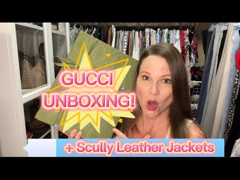 Gucci Marmont Camera Unboxing (#4/18) PLUS Scully Leather Jackets x 3!!!
