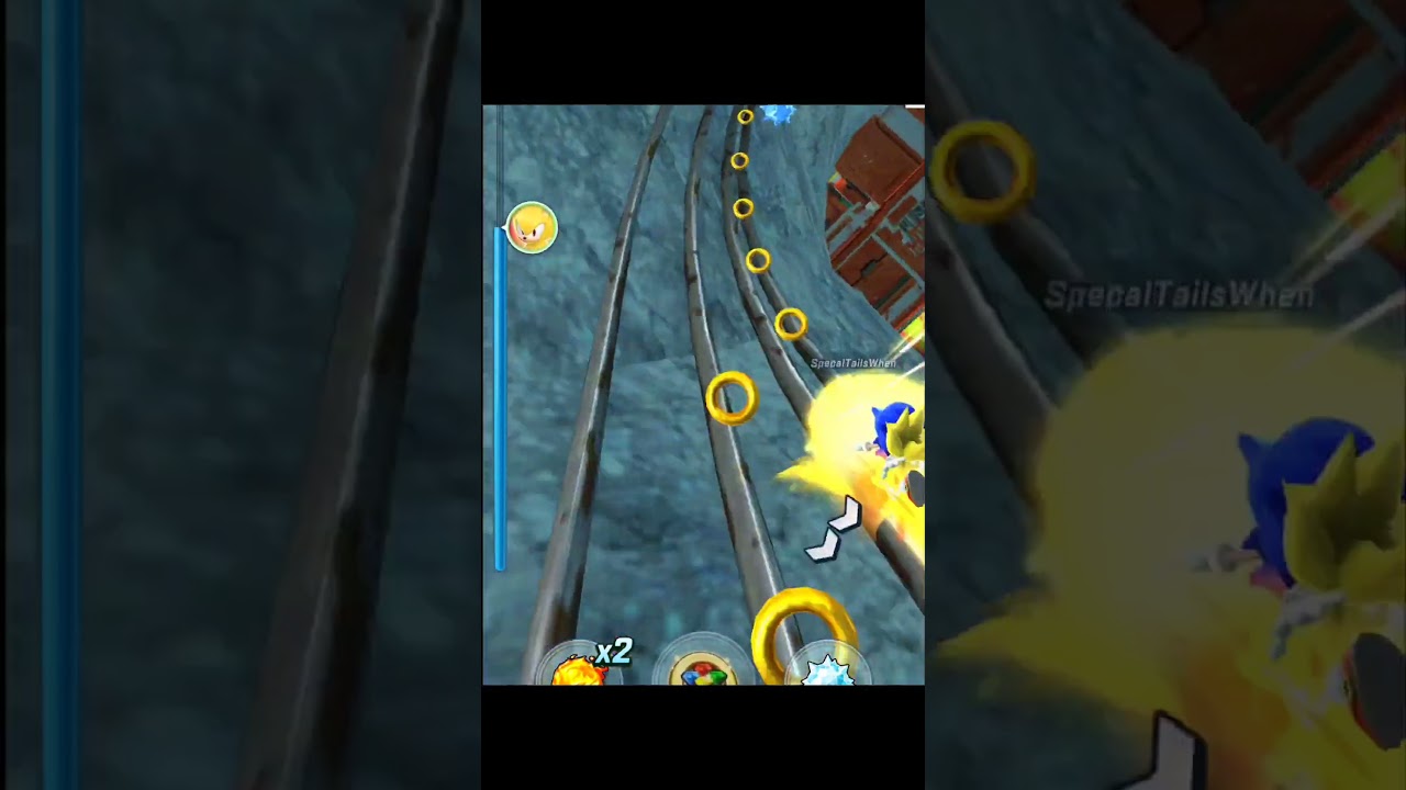 The longest duration of the SUPER FORM💎 #sonicforcesspeedbattle #supersonic