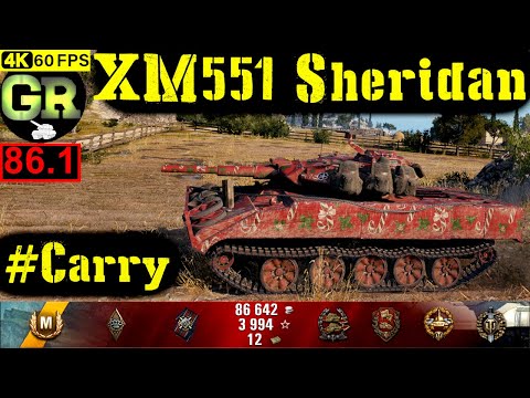 86_World of Tanks XM551 Sheridan WoT Replay - 6 Kills 7.3K DMG(Patch 1.4.0)