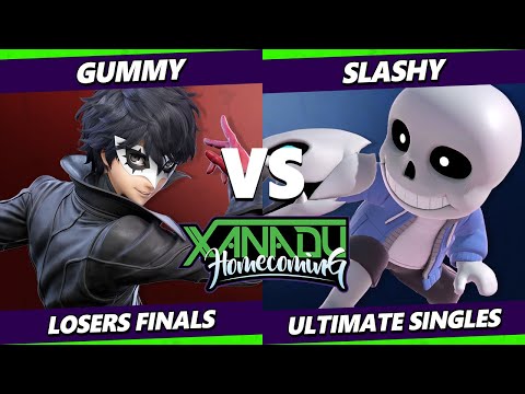 Xanadu Homecoming Losers Finals - SLASHY (Mii Brawler) Vs. GUMMY (Joker) Smash Ultimate - SSBU
