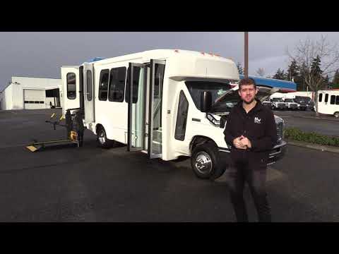 2012 Ford Elkhart 12 Passenger + 2 Wheelchair ADA Shuttle Bus - S30358