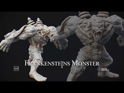August Patreon Models - Frankensteins Monster