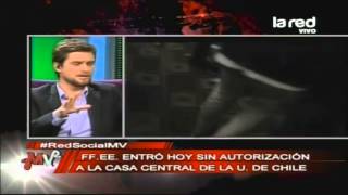 FF.EE. entró sin autorización a la Casa Central de la U. de Chile. Opina el panel