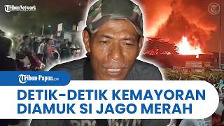 Kebakaran Hebat di Kemayoran Jakarta Pusat, Warga Padat Penduduk Berlarian Selamatkan Diri