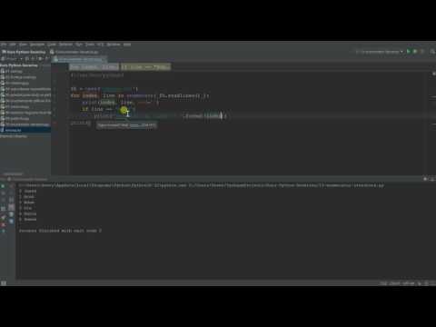 Kurs Python - 10 - Wyliczanie iteratora w Python 3 - Index pętli FOR