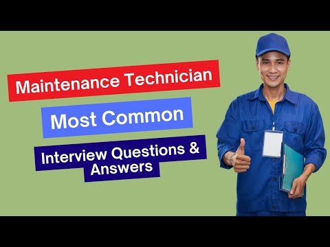 Maintenance Technician Interview Questions and Answers for 2026