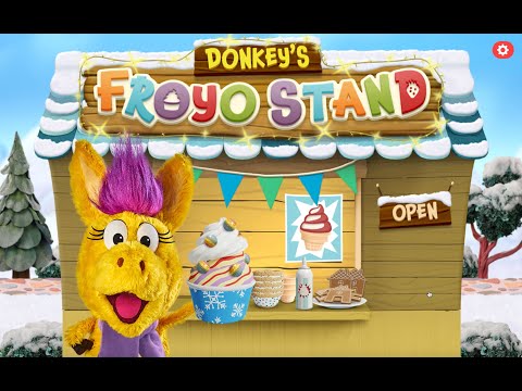 Donkey’s Froyo Stand 🐴🍦 Serve Ice Cream Just the Way They Want!