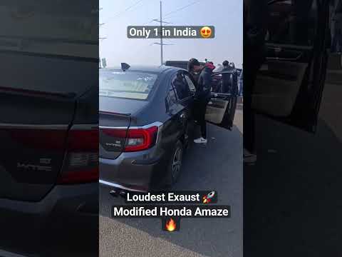 Thumbnail for Loudest Exaust 🚀 in Modified Honda Amaze 😍 Loudestttttt 🙉 by Honda Amaze