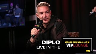 Diplo talks about working with Madonna, speaks on Deadmau5 and his experience at Burning Man.
