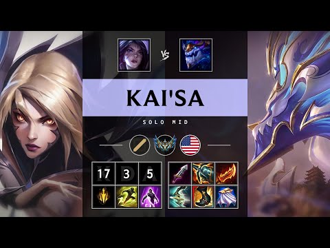 Kai'Sa Mid vs Aurelion Sol - NA Challenger Patch 25.14