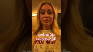 CRUISE SHIP CREW ROOM NEXT TO JAIL REVEALED 🚨‼️🛳️😱 #cruise #cruiseship #crew