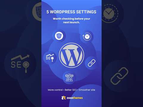 ⚙️ 5 WordPress Settings You Should Check Before Launching Your Website