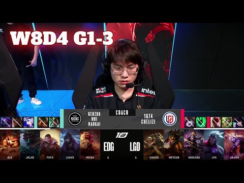 EDG vs LGD - Game 3 | Week 8 Day 4 LPL Spring 2023 | Edward Gaming vs LGD Gaming G3