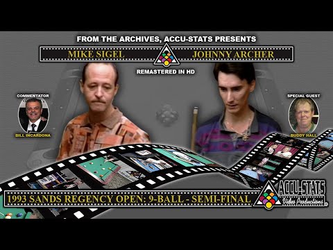 9-Ball - JOHNNY ARCHER vs MIKE SIGEL - Sands Regency Open XVIII Semi-Finals