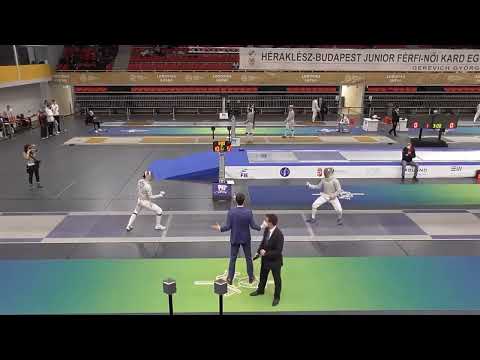 Budapest World Cup JMS 2022 - L16 - Madrigal ESP v Vigh HUN
