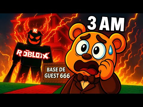 HACKER GUEST 666😈 HACKEA STEALS A BRAINROT💀😰 AT 3 AM😱