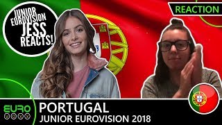 PORTUGAL: Rita Laranjeira - &#39;Gosto de Tudo&#39; (REACTION) | Junior Eurovision 2018