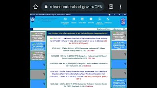 RRB NTPC CBT-2 EXAM CITY AND CENTER AND TRAVEL PASS LINK FOR LEVEL-5,3,2