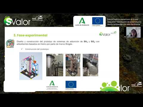 Fotograma del vídeo: Nuevas tecnologías para la valorización del biogás generado en las EDARs