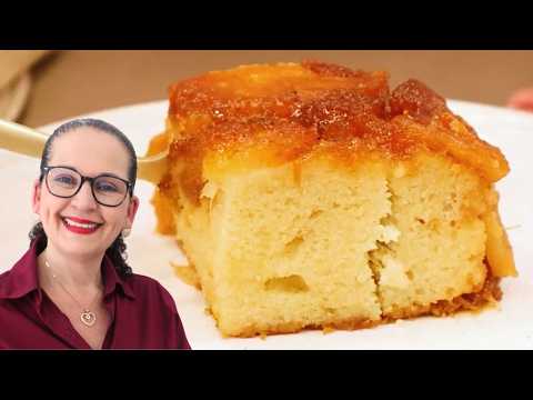 BOLO FOFÍSSIMO DE ABACAXI CARAMELIZADO! FÁCIL E DELICIOSO! O MELHOR QUE JÁ FIZ! - Isamara Amâncio