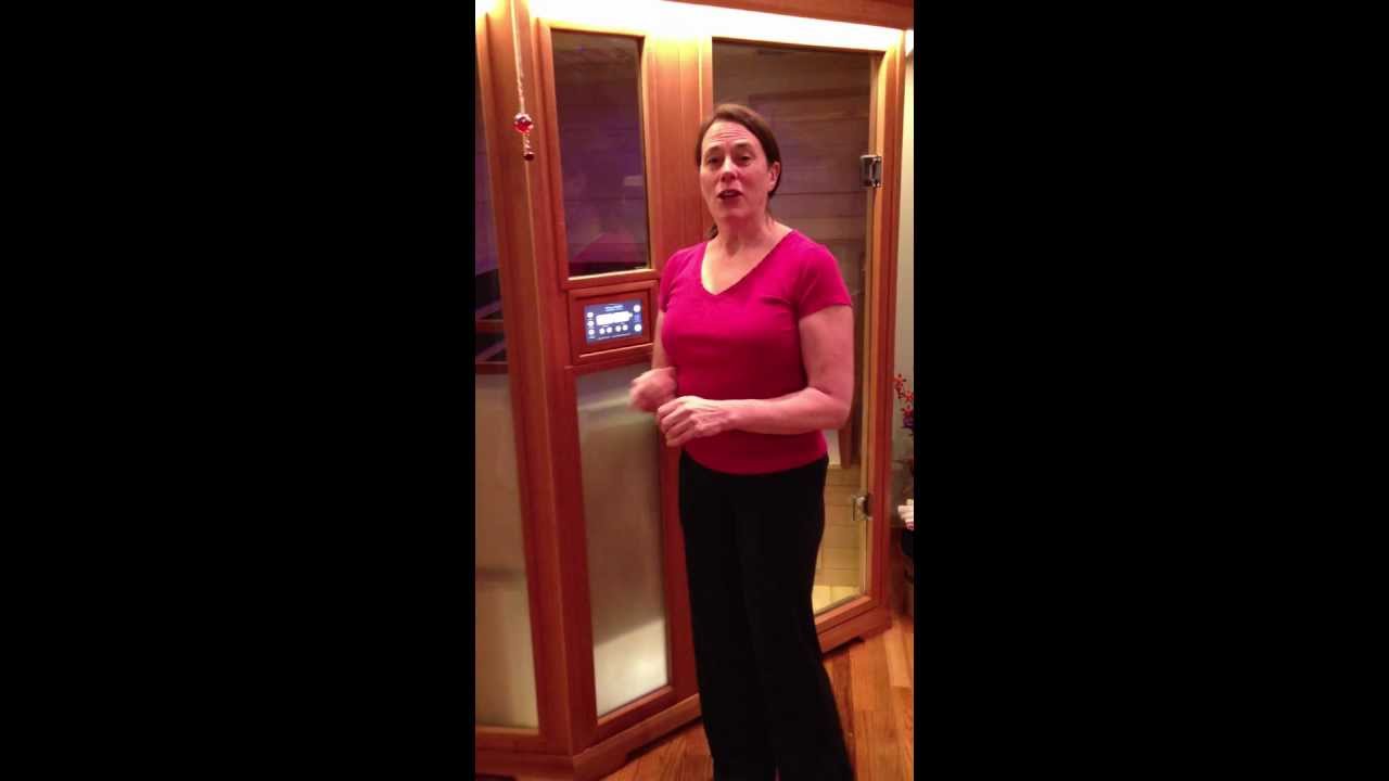 See How She Takes The Stress Away With Her Clearlight Sauna