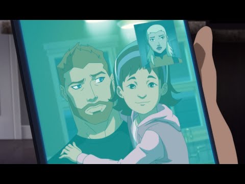 Artemis and Cheshire call Will - Young Justice: Phantoms Episode 8