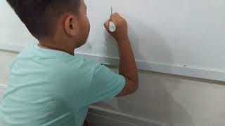 How to write Vietnamese for kids ❤️Henry 5  tuổi🌳bưu điện 🌳post office