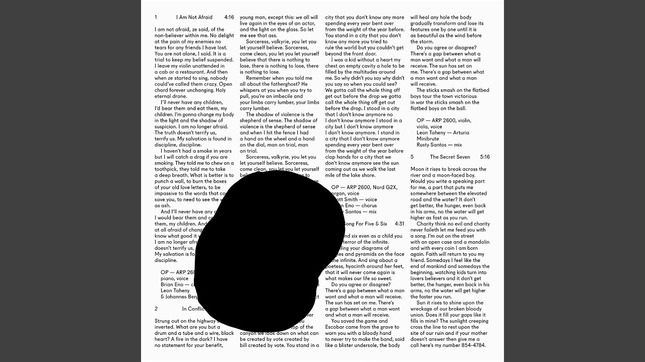 Owen Pallett - I Am Not Afraid