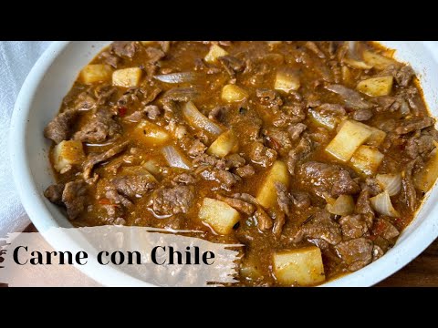 Carne con Chile - Como hacer Carne con Chile -Receta Fácil y Rápida