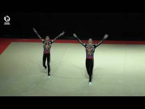 Sam LARGE & Sammi NASSMAN (GBR) - 2021 Acro European silver medallists, MP all-around