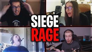 Ultimate Siege RAGE Moments (ft. Streamers)