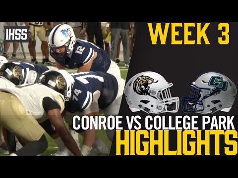College Park Dominates Conroe with a 35-0 Shutout Victory!