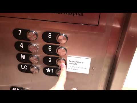 Dover/Otis Elevonic 411M elevators - Olsen Pavilion - Northwestern Memorial Hospital - Chicago, IL