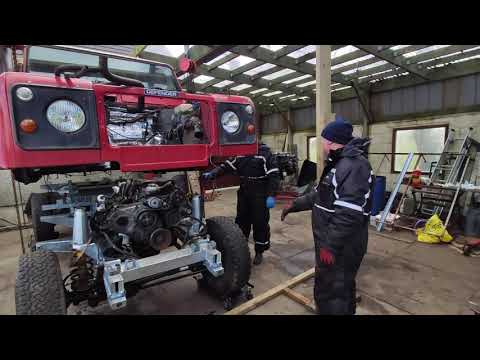 Land Rover Defender Chassis Swap