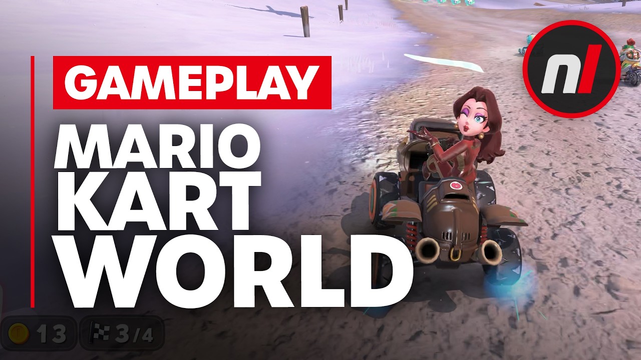 NEW Mario Kart World Gameplay - Switch 2