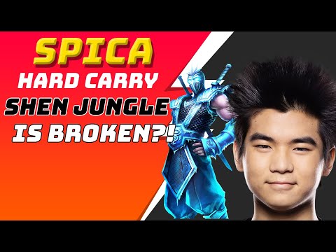 TSM Spica plays Shen Jungle - Is Broken ? | LoL Pro Gampelay | NA Challenger