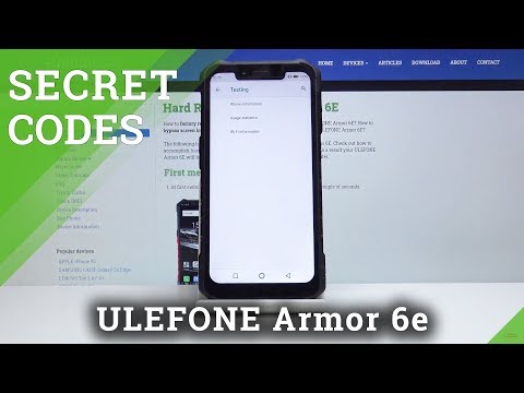 Secret Codes ULEFONE Armor 6E - Hidden Mode / Calendar Storage / IMEI Info