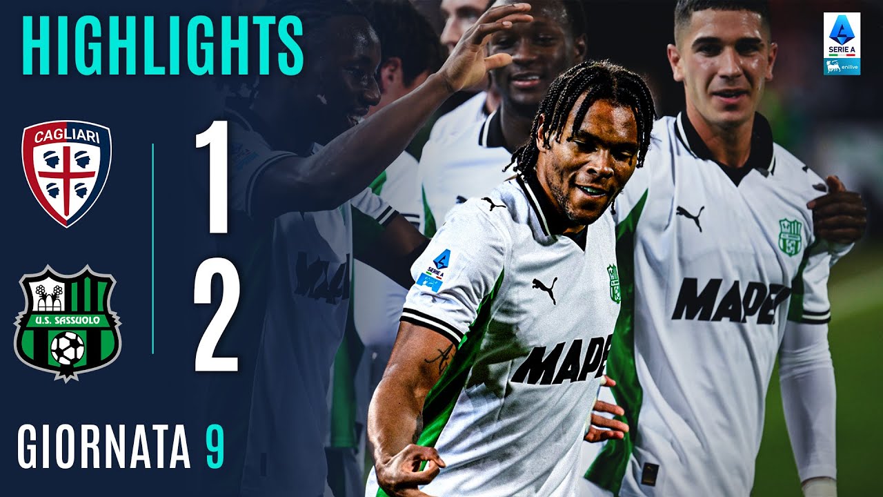 CAGLIARI-SASSUOLO 1-2 | HIGHLIGHTS | 9ª GIORNATA | SERIE A ENILIVE 2025/26