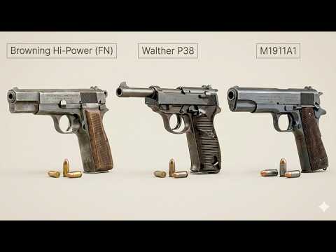 Every Service Pistol & Revolver of WWII - Ranked & Explained