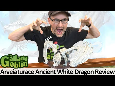 Arveiaturice Gargantuan Ancient White Dragon - WizKids D&D Icons of the Realms Prepainted Minis