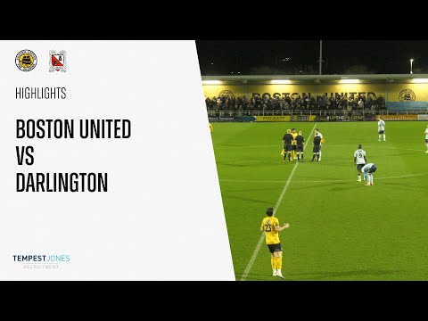 Boston United 2-0 Darlington - National League North - 2023/24
