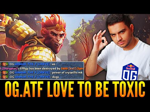 👉 OG.ATF Picking Monkey King Mid - This Man Is Loving The Toxic Attitude - AMMAR The Kill Farmer